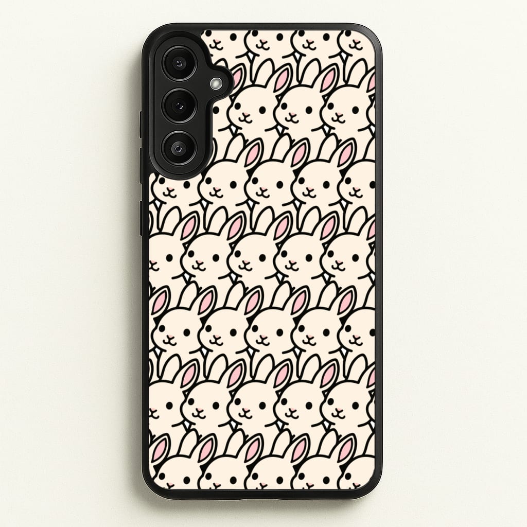 Bunny Rabbit Pattern - Easter Phone Case for Galaxy A36