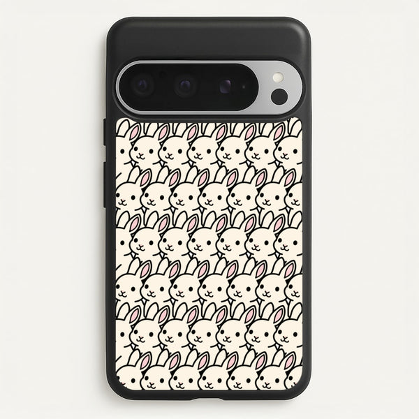 Bunny Rabbit Pattern - Easter Phone Case for Google Pixel 9 Pro XL