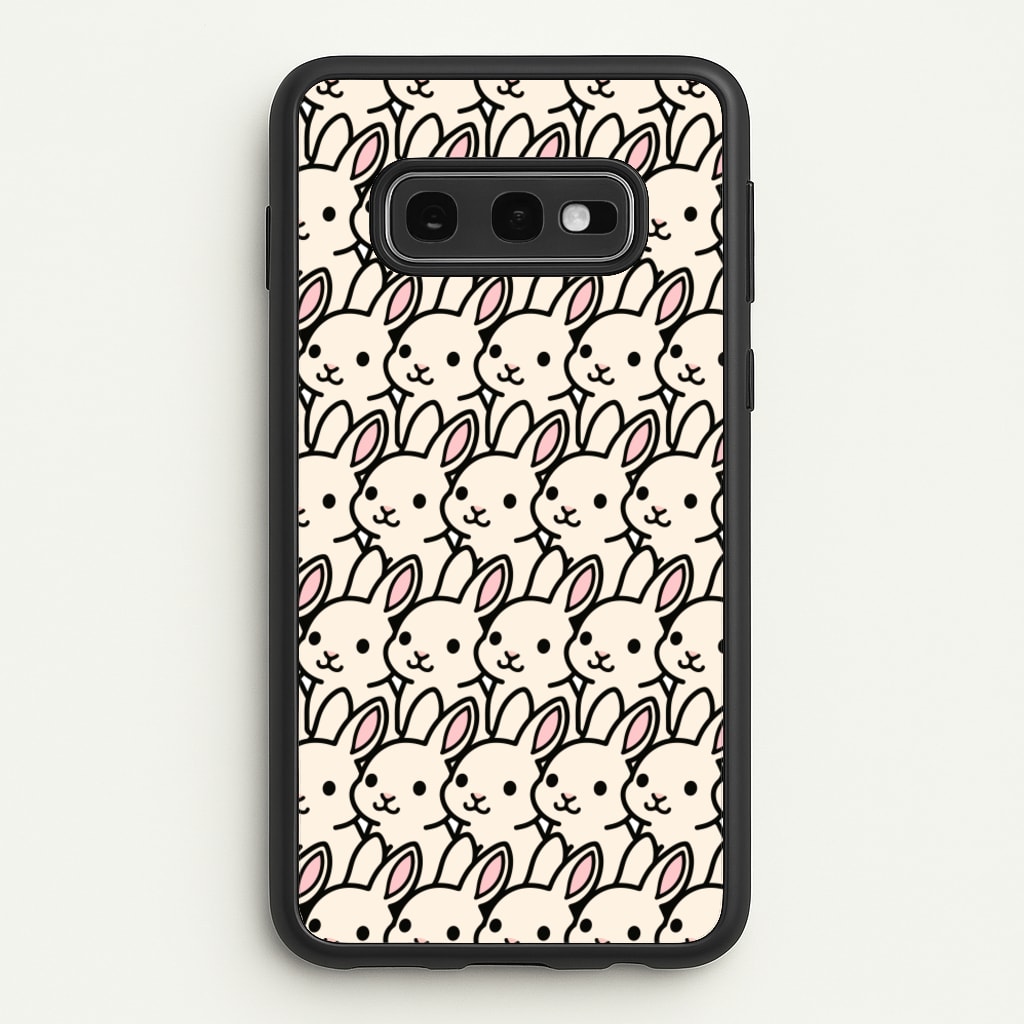Bunny Rabbit Pattern - Easter Phone Case for Galaxy S10e