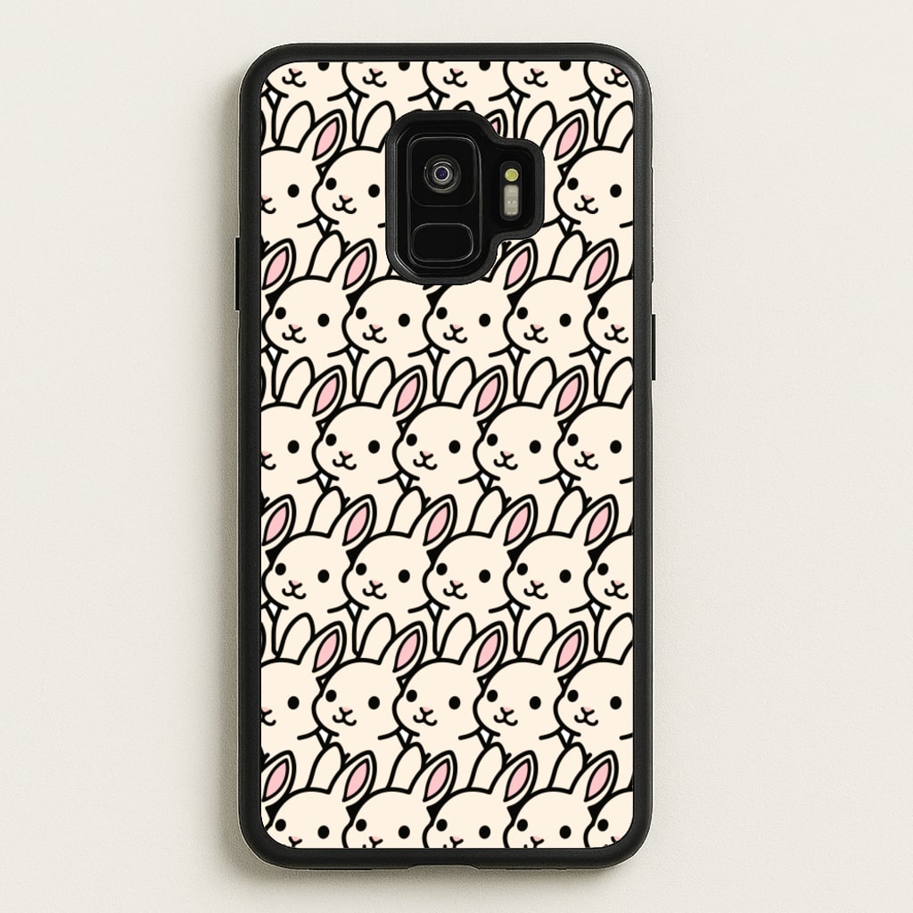 Bunny Rabbit Pattern - Easter Phone Case for Galaxy S9