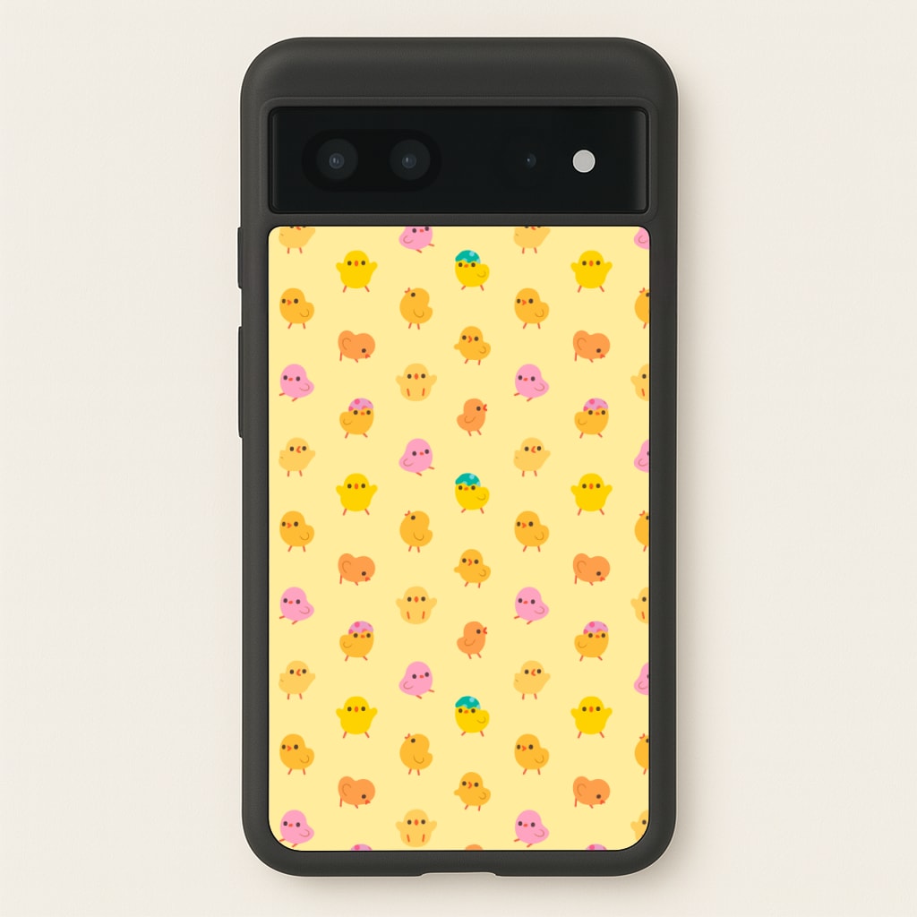 Cute Chick Pattern - Easter Phone Case for Google Pixel 7