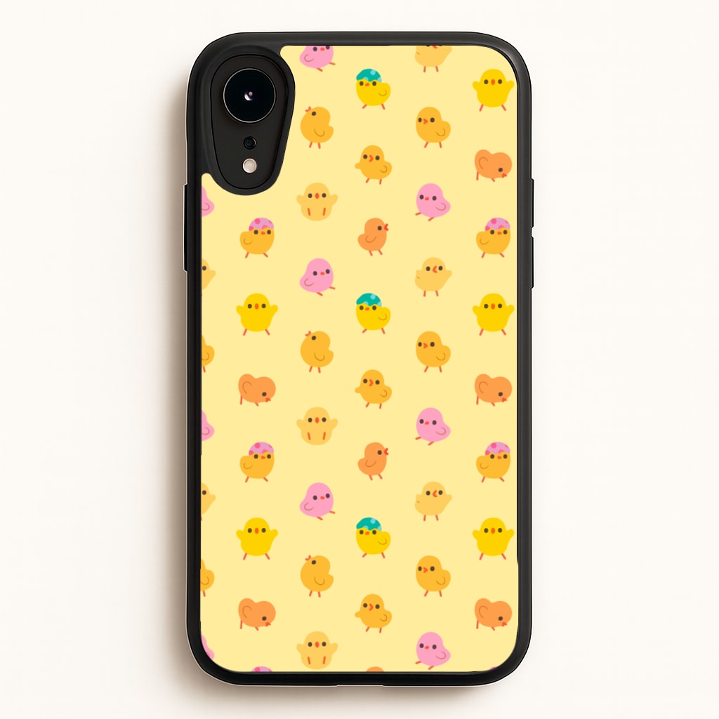 Cute Chick Pattern - Easter Phone Case for iPhone XR