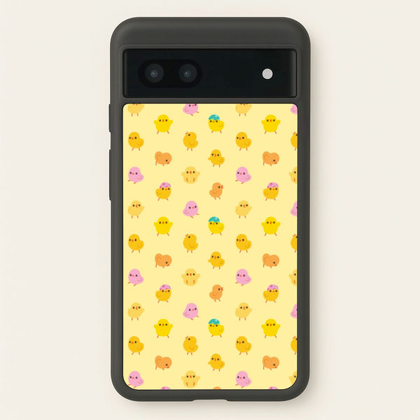 Cute Chick Pattern - Easter Phone Case for Google Pixel 6a
