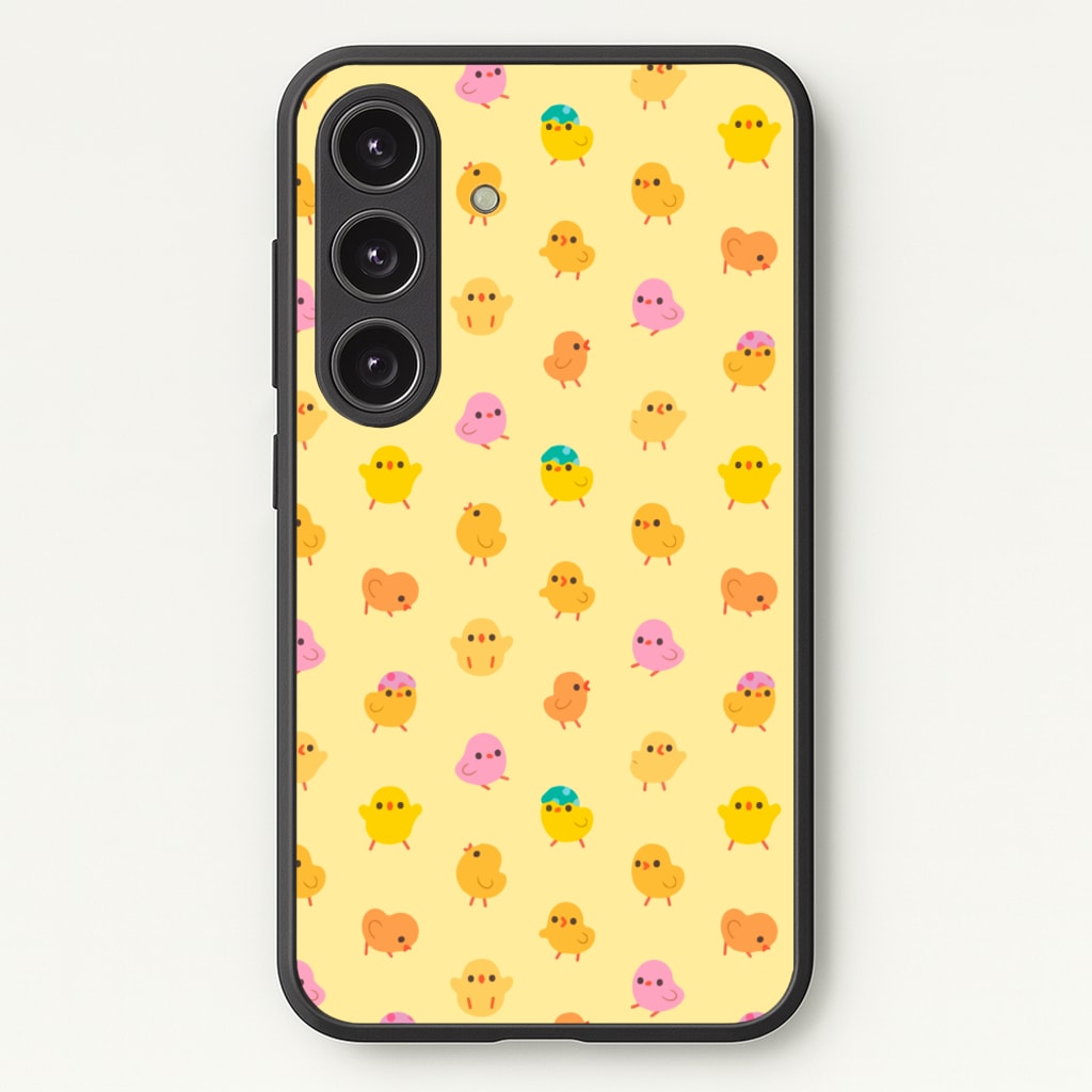 Cute Chick Pattern - Easter Phone Case for Galaxy S24 Plus