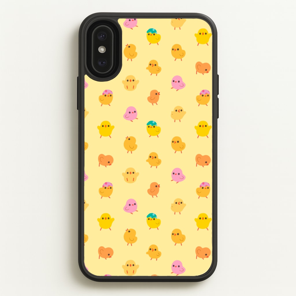 Cute Chick Pattern - Easter Phone Case for iPhone XS Max