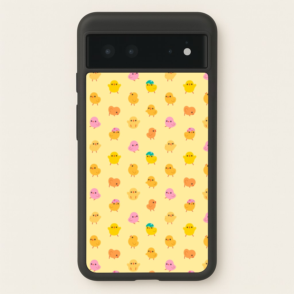Cute Chick Pattern - Easter Phone Case for Google Pixel 6