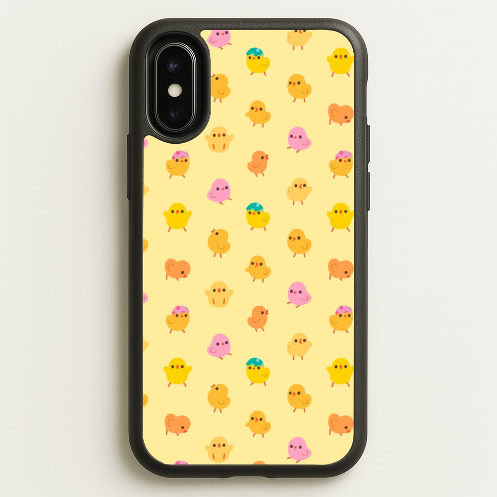 Cute Chick Pattern - Easter Phone Case for iPhone X / XS