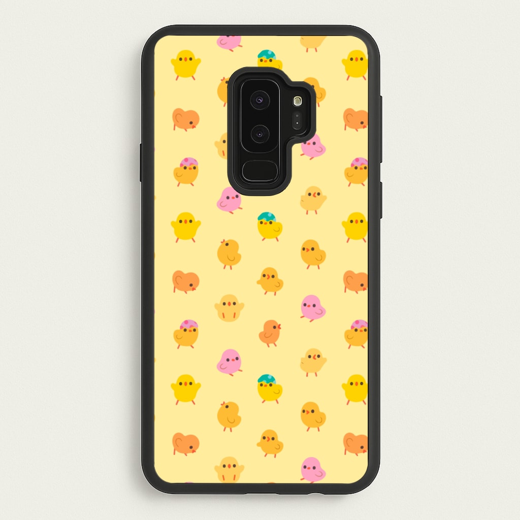 Cute Chick Pattern - Easter Phone Case for Galaxy S9 Plus