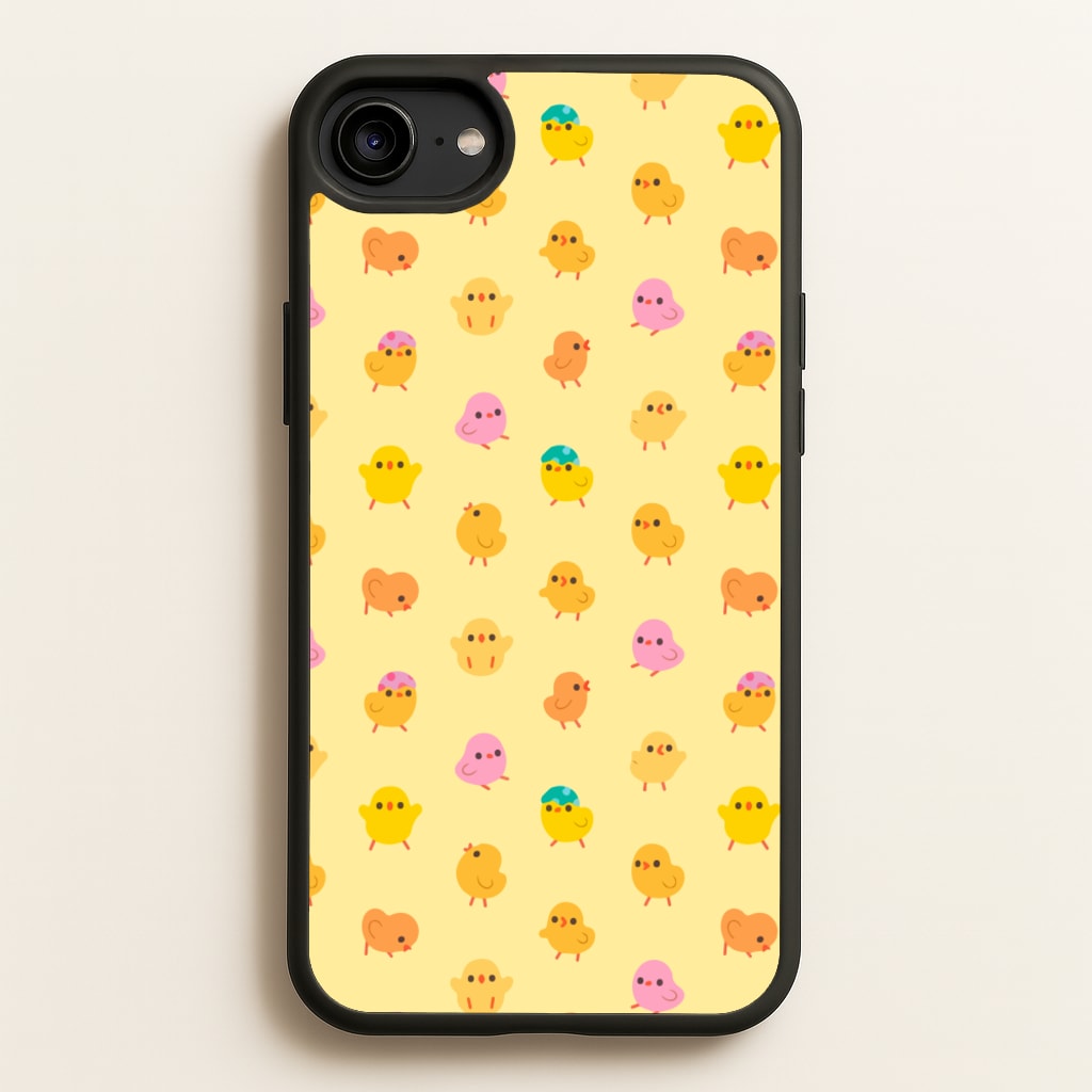 Cute Chick Pattern - Easter Phone Case for iPhone 6 / 7 / 8 / SE