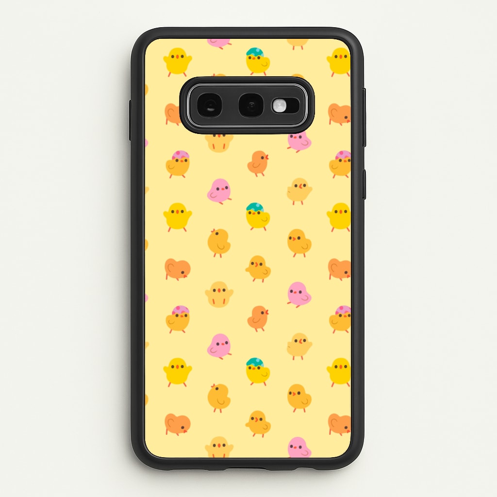 Cute Chick Pattern - Easter Phone Case for Galaxy S10e