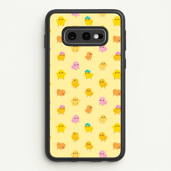Cute Chick Pattern - Easter Phone Case for Galaxy S10e