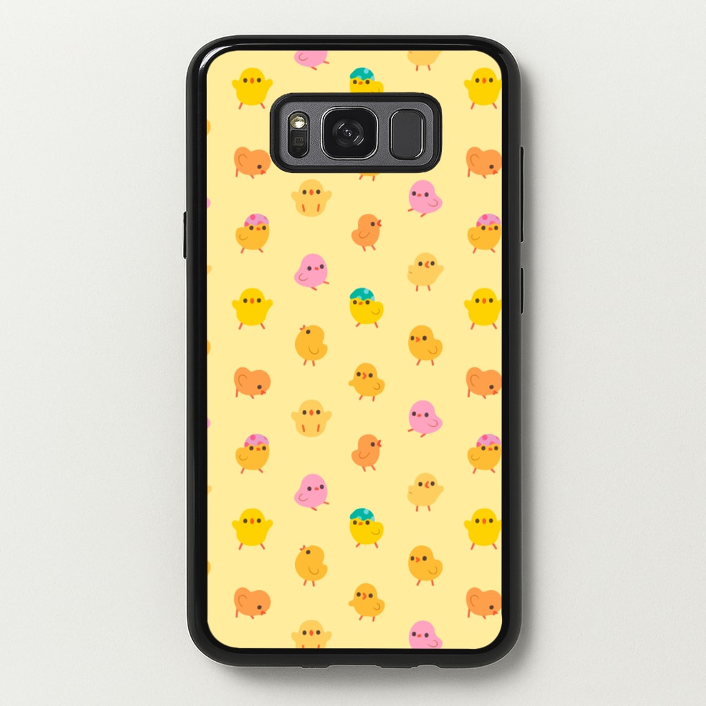Cute Chick Pattern - Easter Phone Case for Galaxy S8 Plus