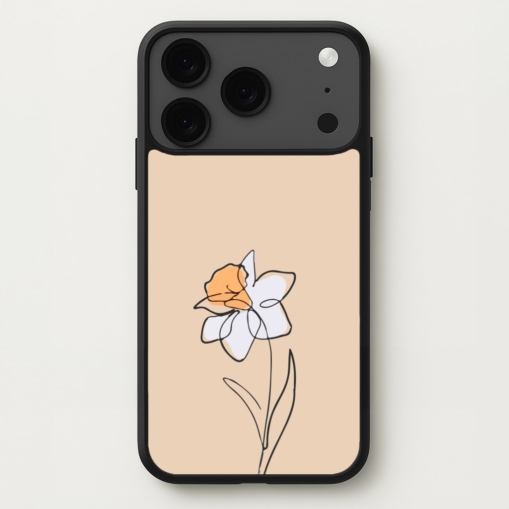 Spring Daffodil Phone Case for iPhone 17 Pro Max