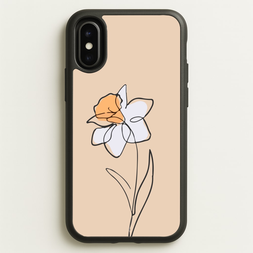 Spring Daffodil - Easter Phone Case for iPhone X / XS
