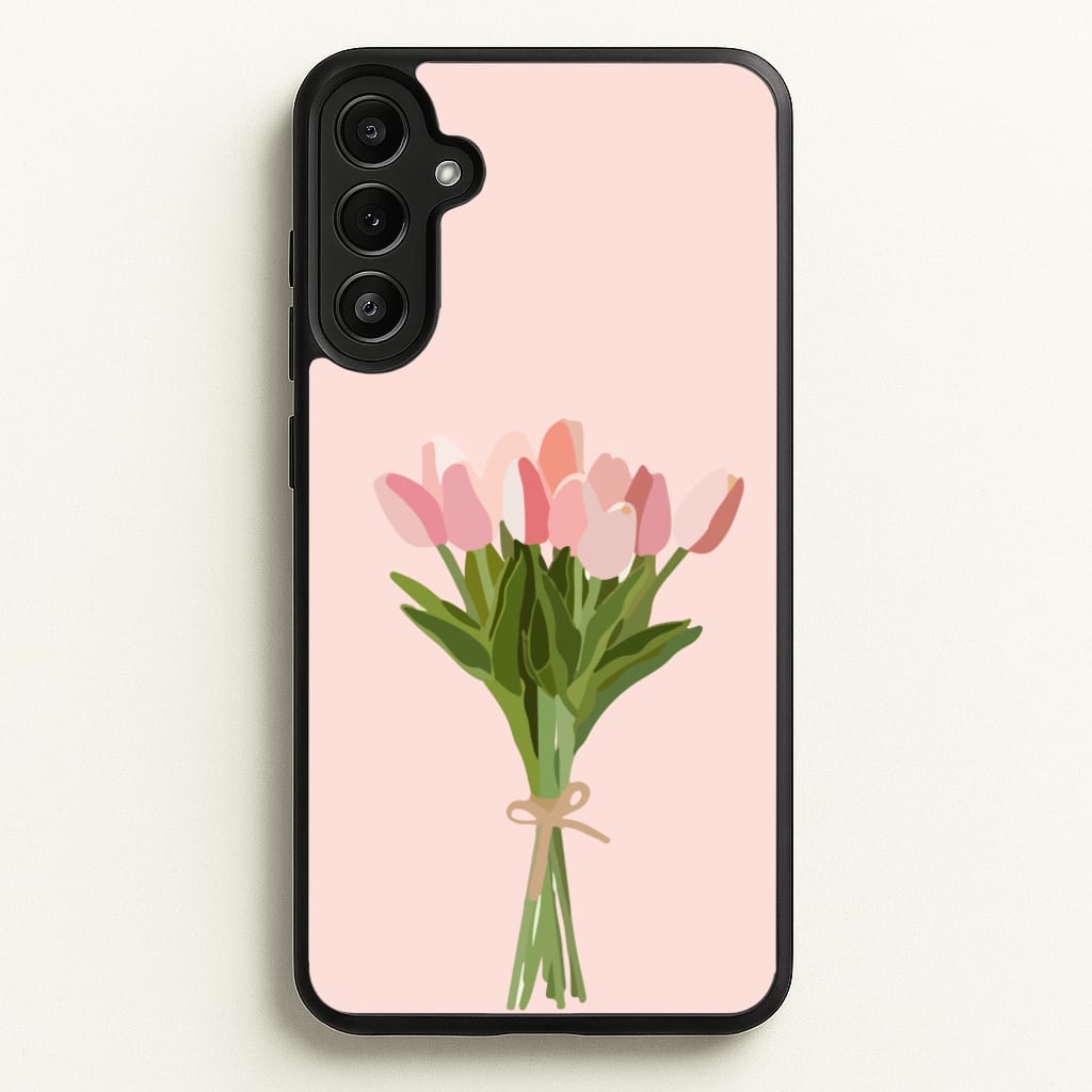 Spring Tulips - Easter Phone Case for Galaxy A34
