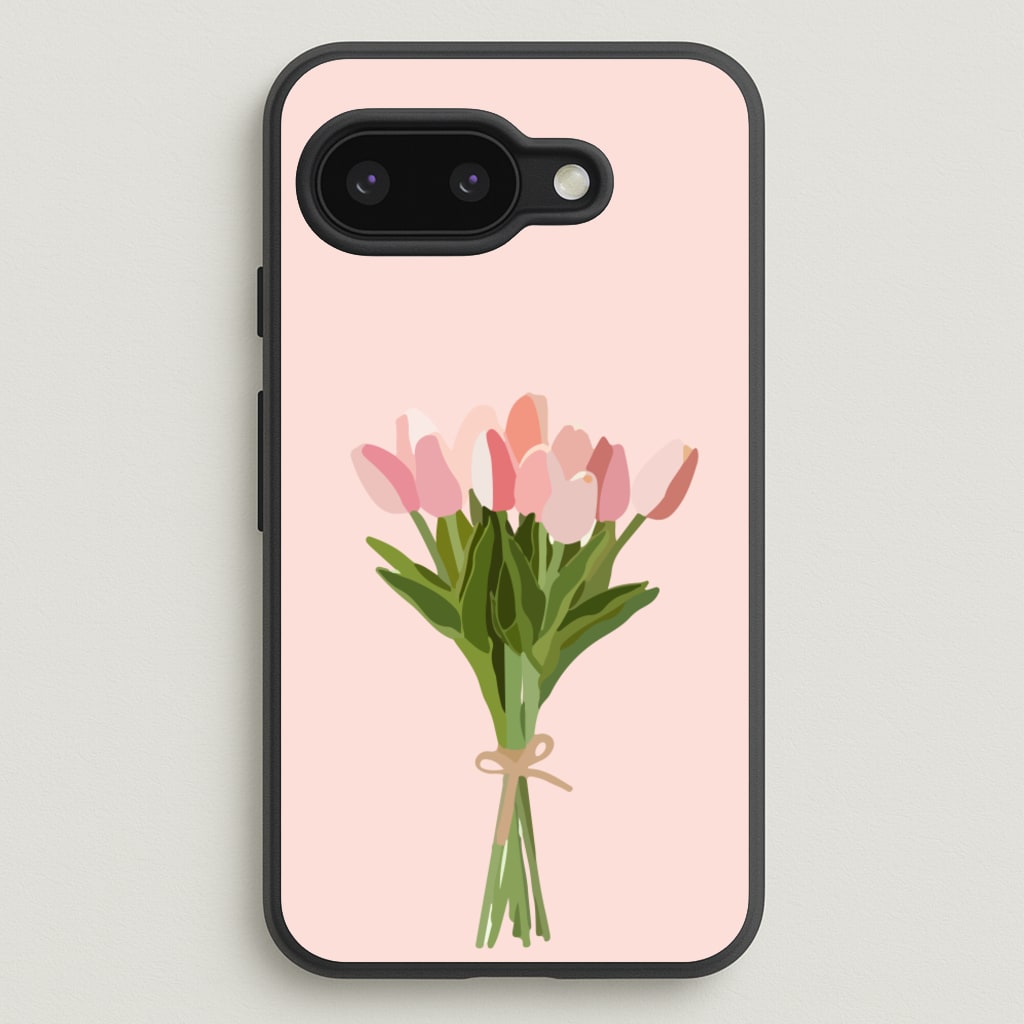Spring Tulips - Easter Phone Case for Google Pixel 9a
