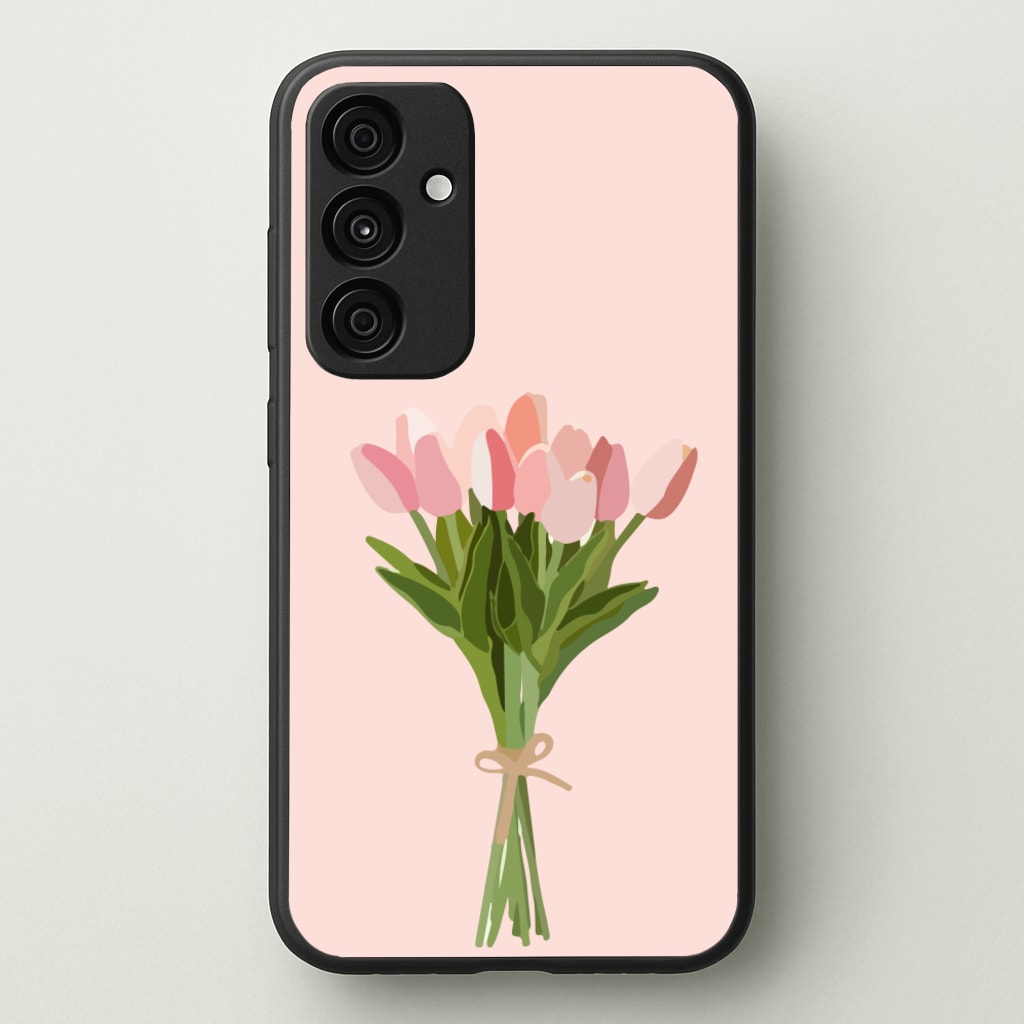 Spring Tulips - Easter Phone Case for Galaxy A35