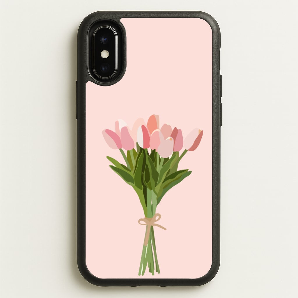Spring Tulips - Easter Phone Case for iPhone X / XS