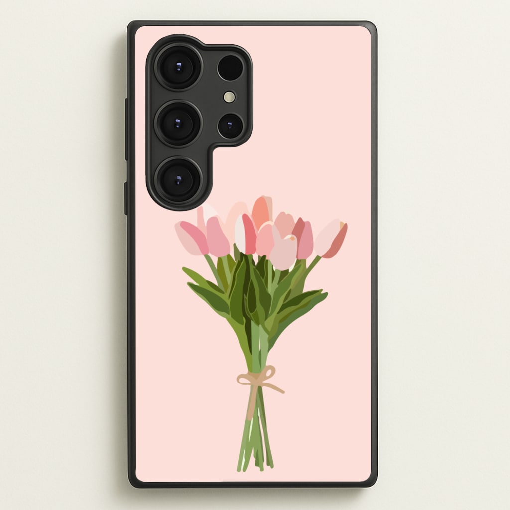 Spring Tulips - Easter Phone Case for Galaxy S25 Ultra