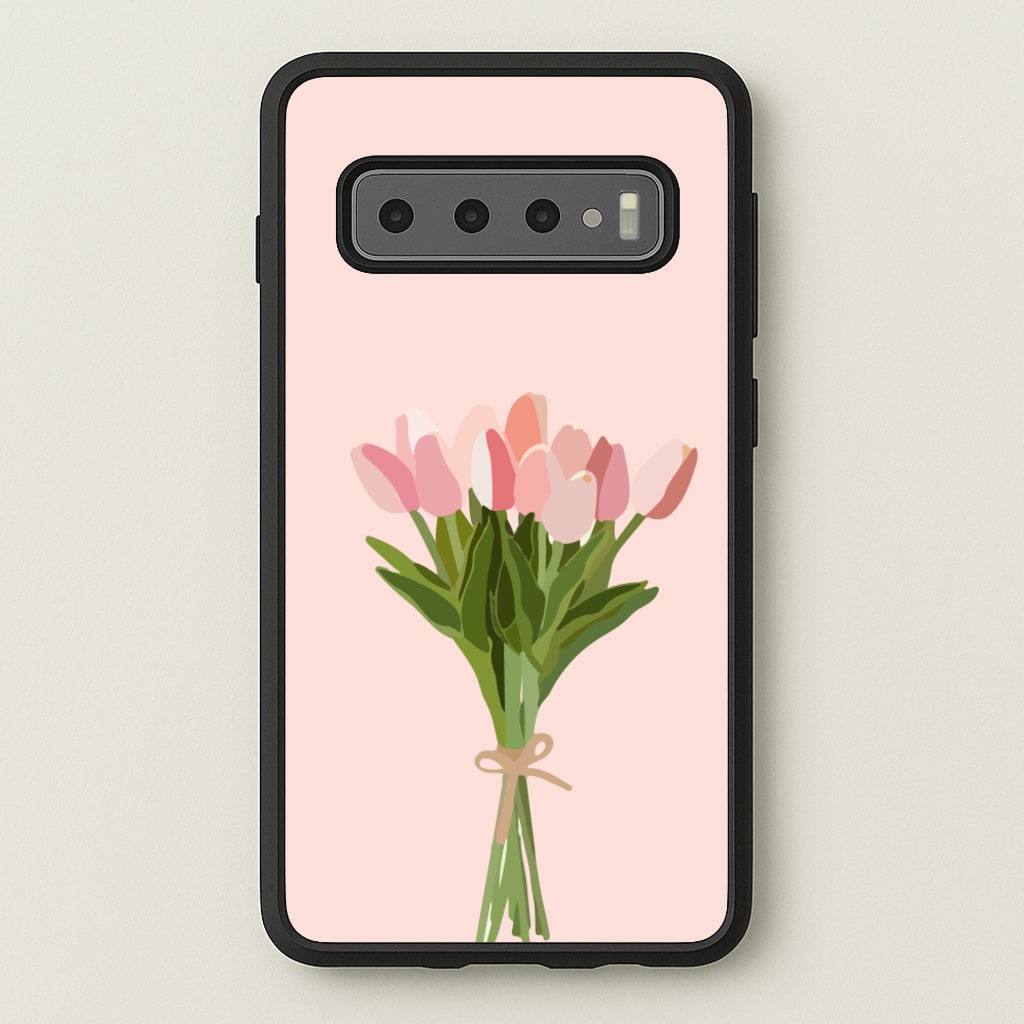 Spring Tulips - Easter Phone Case for Galaxy S10 Plus