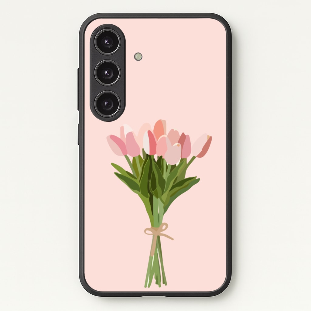 Spring Tulips - Easter Phone Case for Galaxy S25 Plus