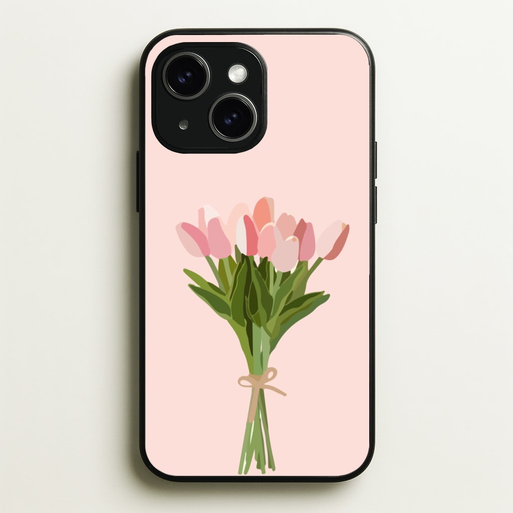Spring Tulips - Easter Phone Case for iPhone 15