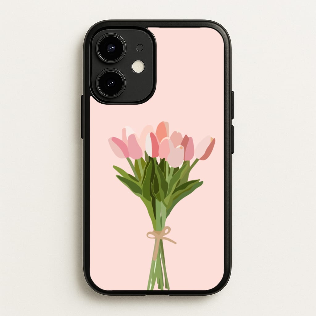 Spring Tulips - Easter Phone Case for iPhone 12 Mini