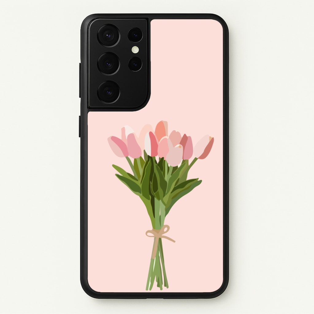 Spring Tulips - Easter Phone Case for Galaxy S21 Ultra
