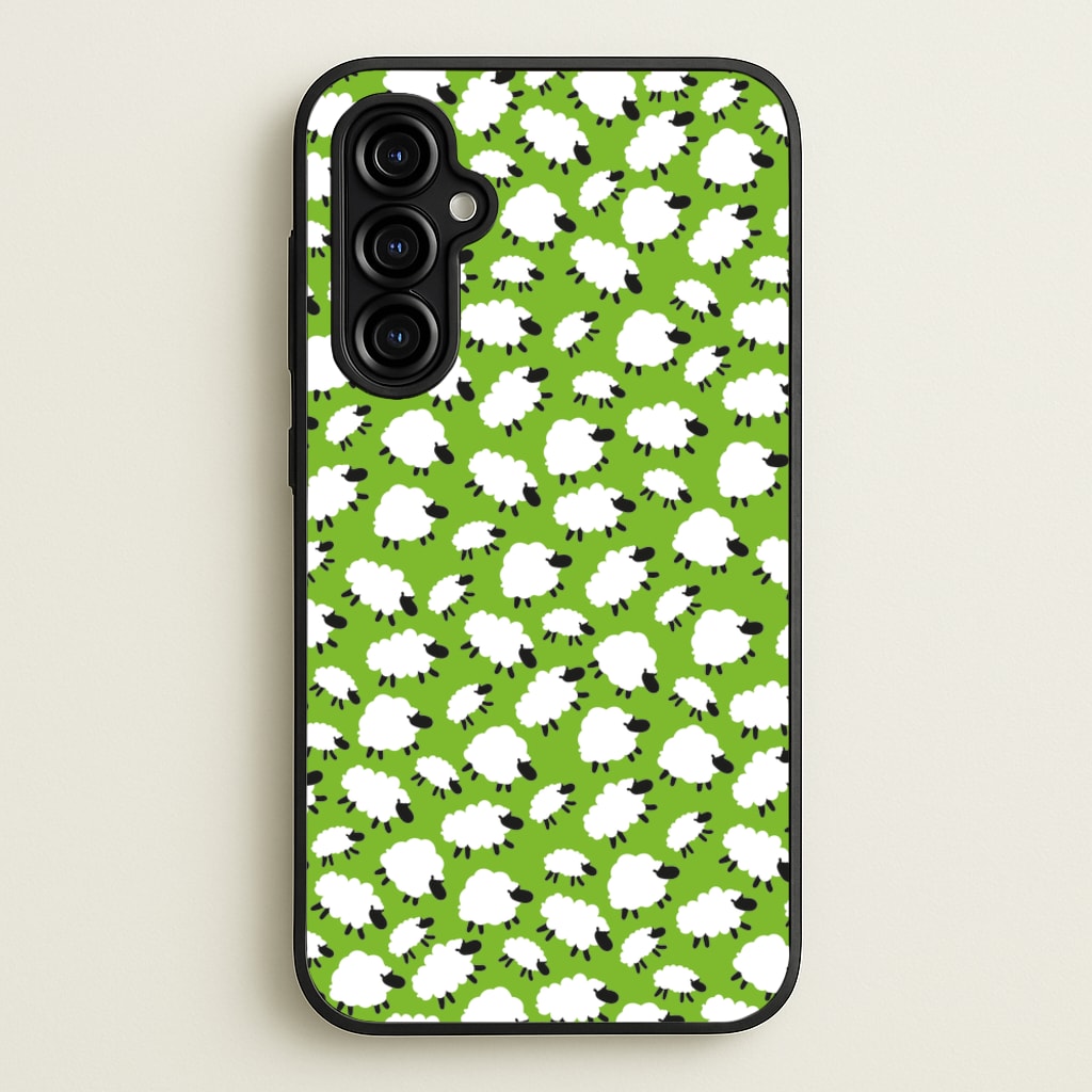 Sheep - Easter Patterns - Easter Phone Case for Galaxy A54