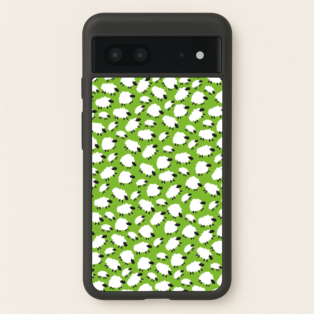 Sheep - Easter Patterns - Easter Phone Case for Google Pixel 7