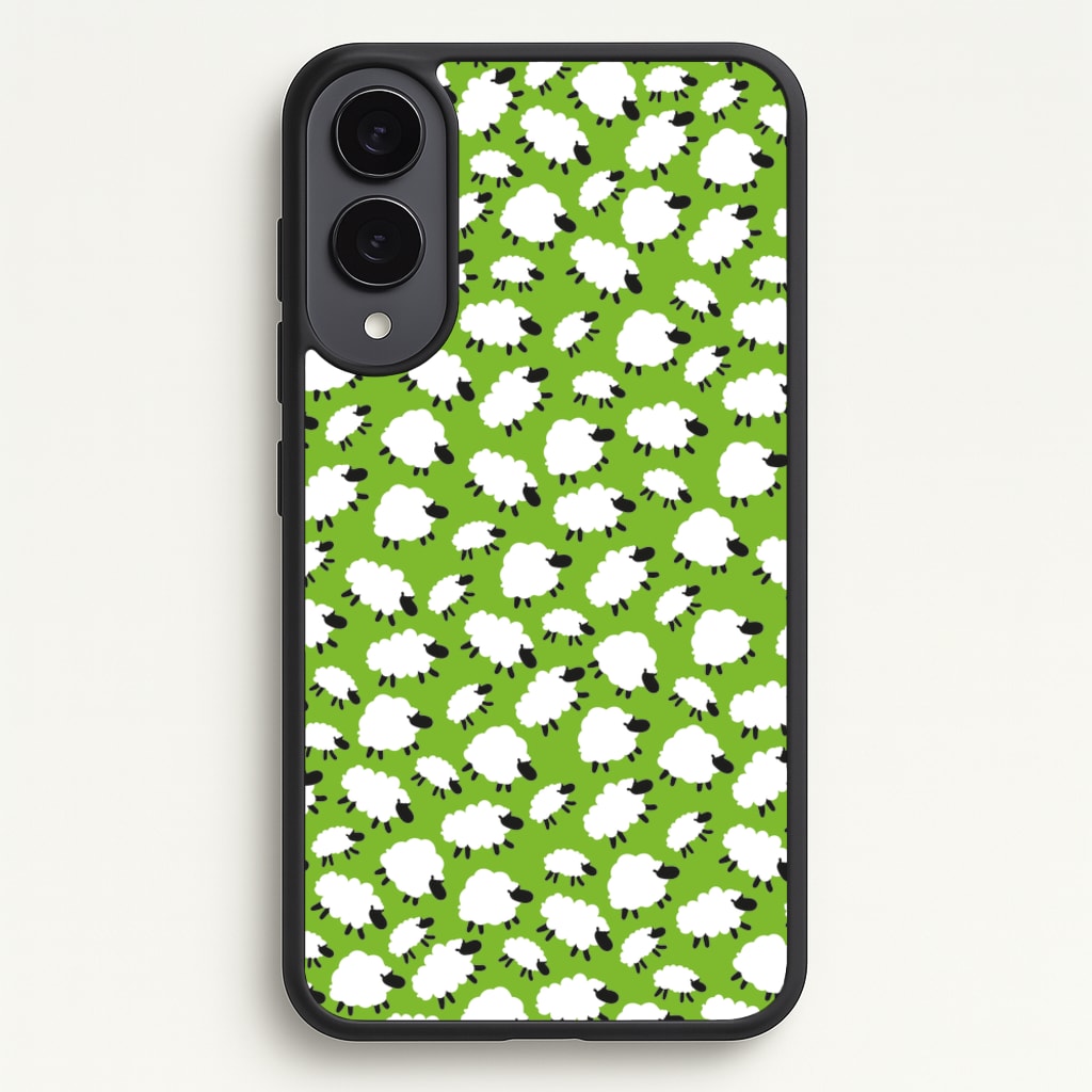Sheep - Easter Patterns - Easter Phone Case for Galaxy S25 Edge