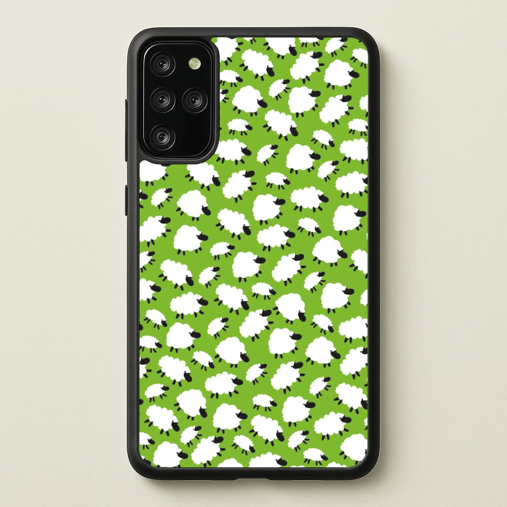 Sheep - Easter Patterns - Easter Phone Case for Galaxy S20 Plus