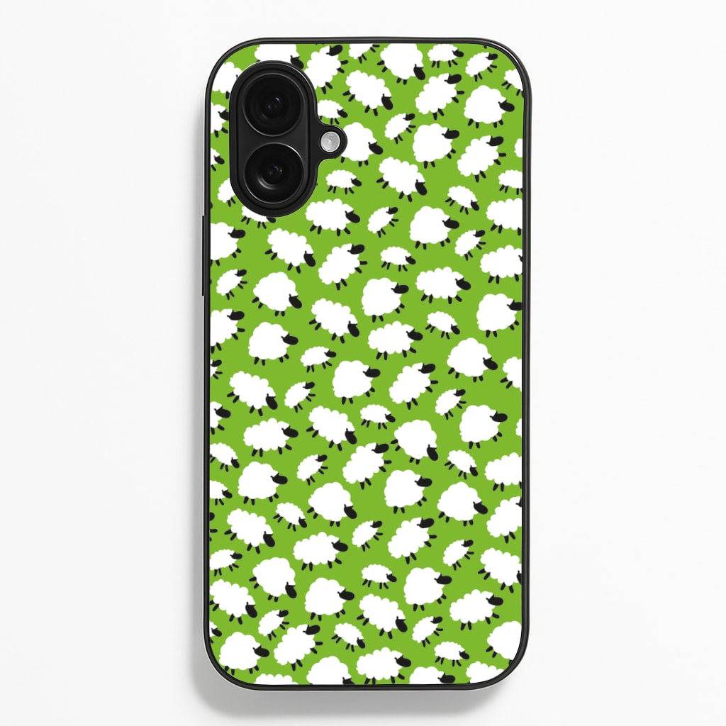 Sheep - Easter Patterns - Easter Phone Case for iPhone 16 Plus
