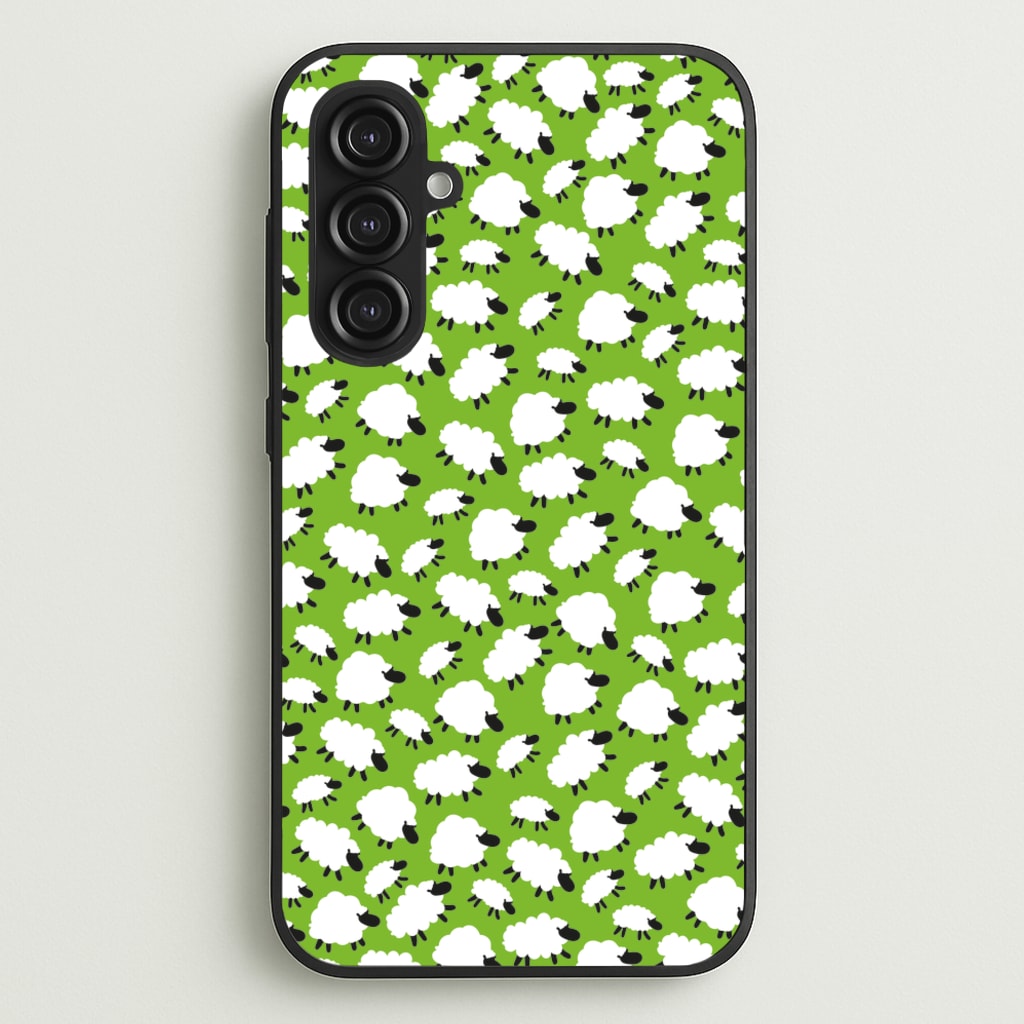 Sheep - Easter Patterns - Easter Phone Case for Galaxy S23FE