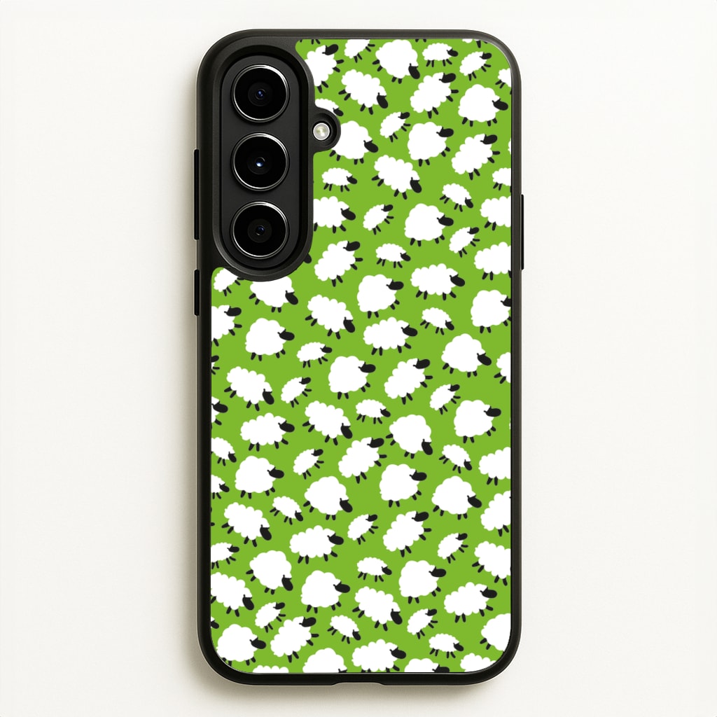 Sheep - Easter Patterns - Easter Phone Case for Galaxy A56