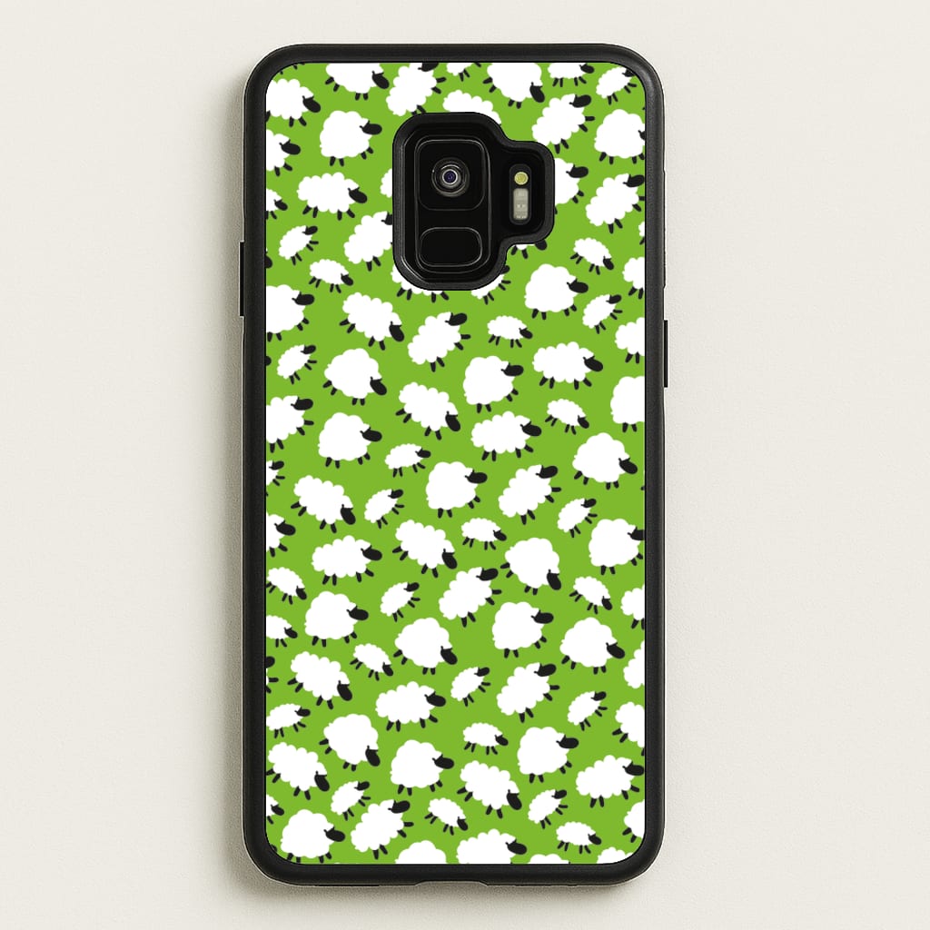 Sheep - Easter Patterns - Easter Phone Case for Galaxy S9