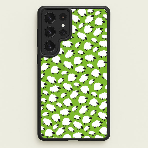 Sheep - Easter Patterns - Easter Phone Case for Galaxy S22 Ultra