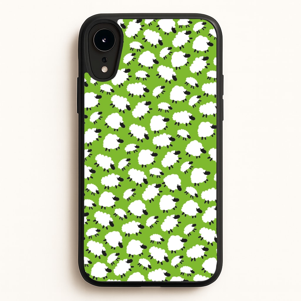 Sheep - Easter Patterns - Easter Phone Case for iPhone XR