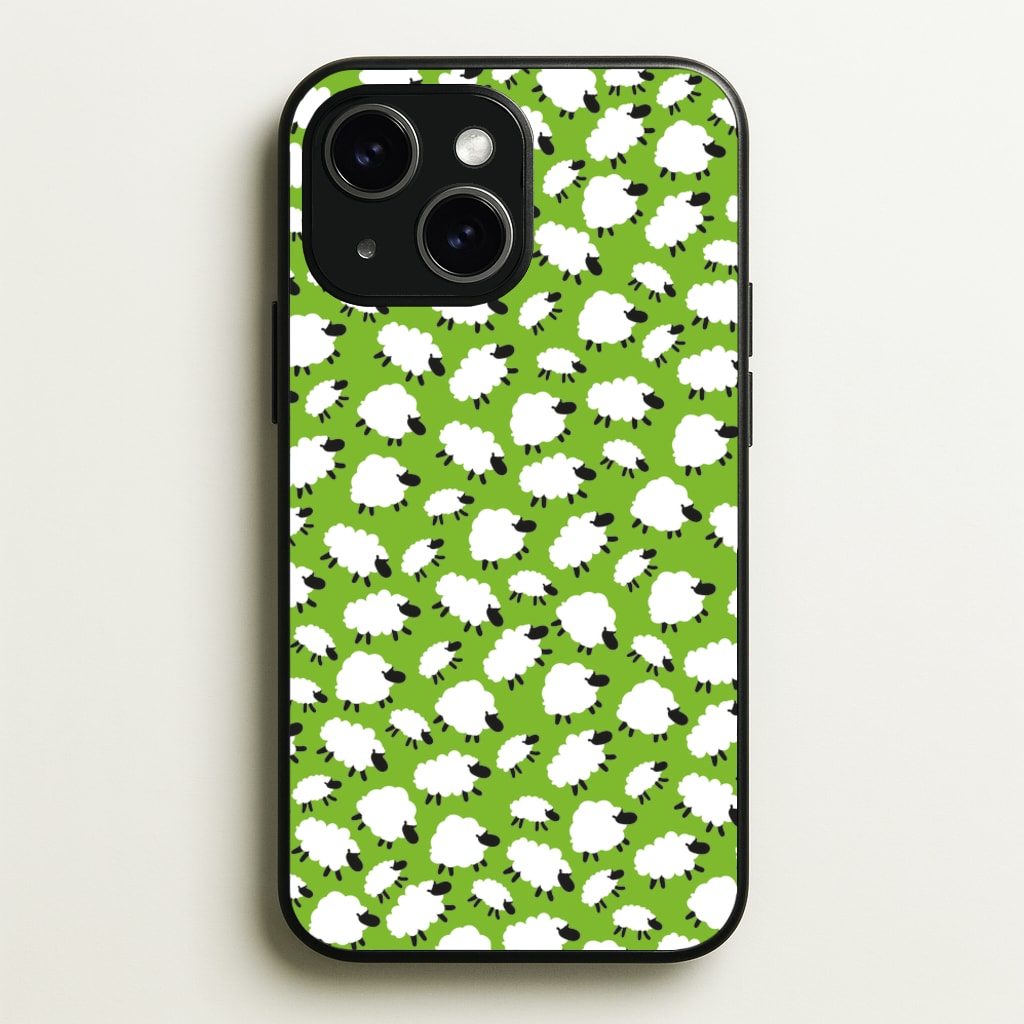 Sheep - Easter Patterns - Easter Phone Case for iPhone 15 Plus