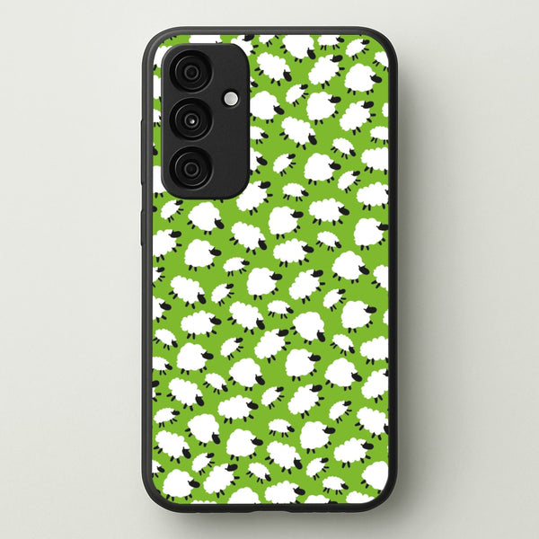 Sheep - Easter Patterns - Easter Phone Case for Galaxy A35