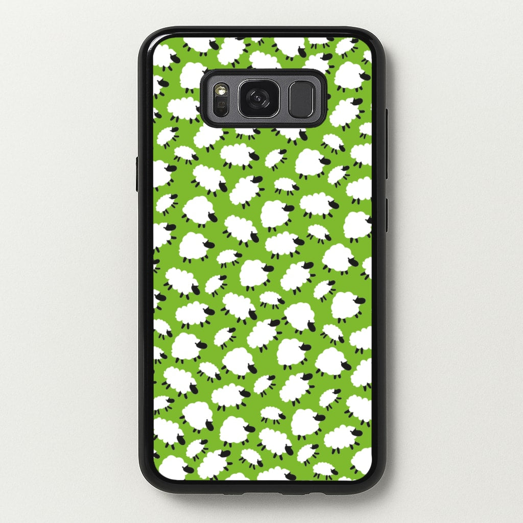 Sheep - Easter Patterns - Easter Phone Case for Galaxy S8 Plus