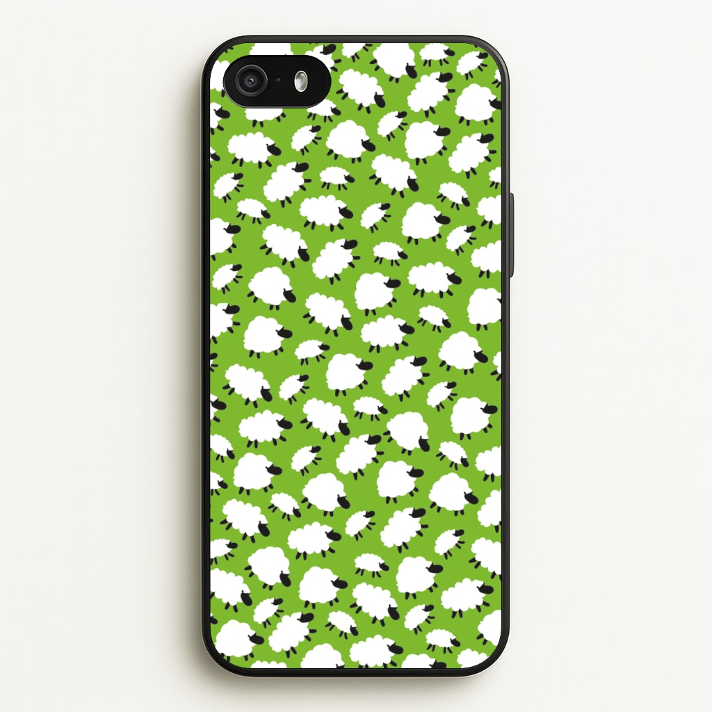 Sheep - Easter Patterns - Easter Phone Case for iPhone 5 / 5s / SE 2016