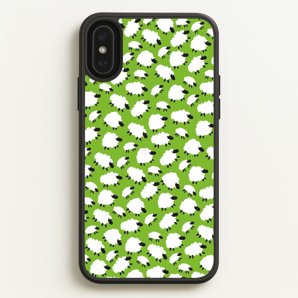 Sheep - Easter Patterns - Easter Phone Case for iPhone XS Max
