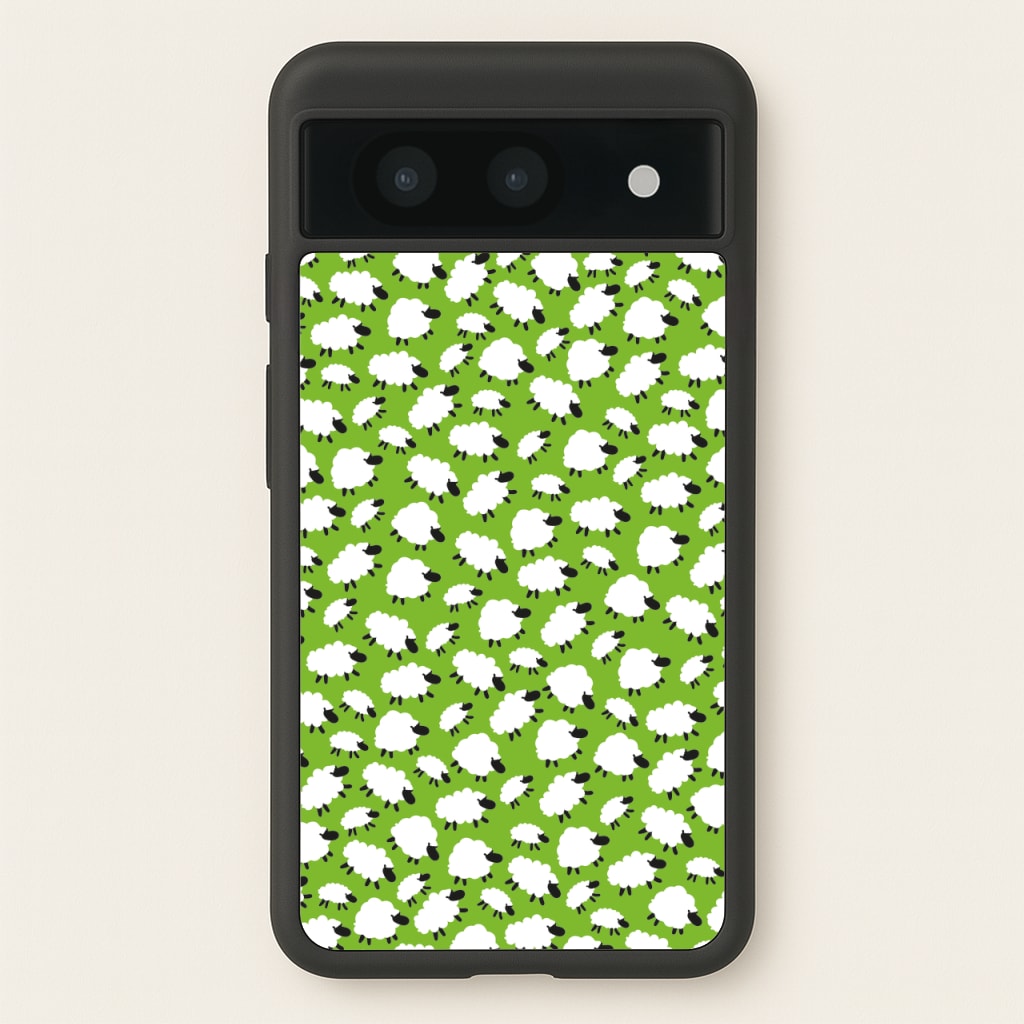 Sheep - Easter Patterns - Easter Phone Case for Google Pixel 8a