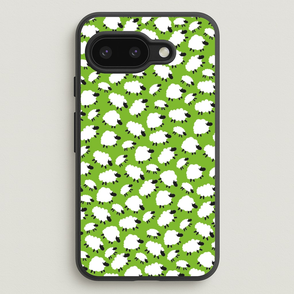 Sheep - Easter Patterns - Easter Phone Case for Google Pixel 9a