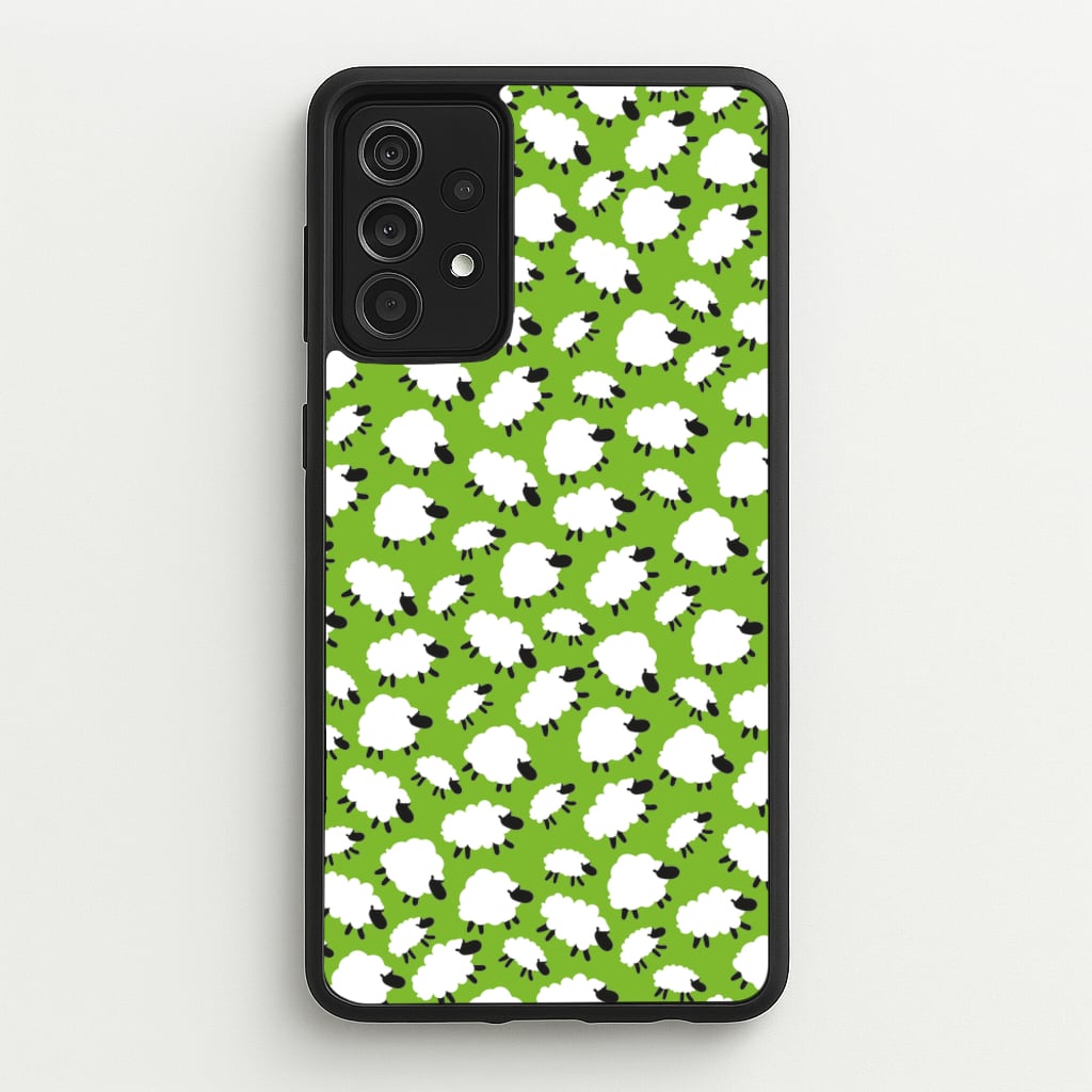 Sheep - Easter Patterns - Easter Phone Case for Galaxy A52 / A52s