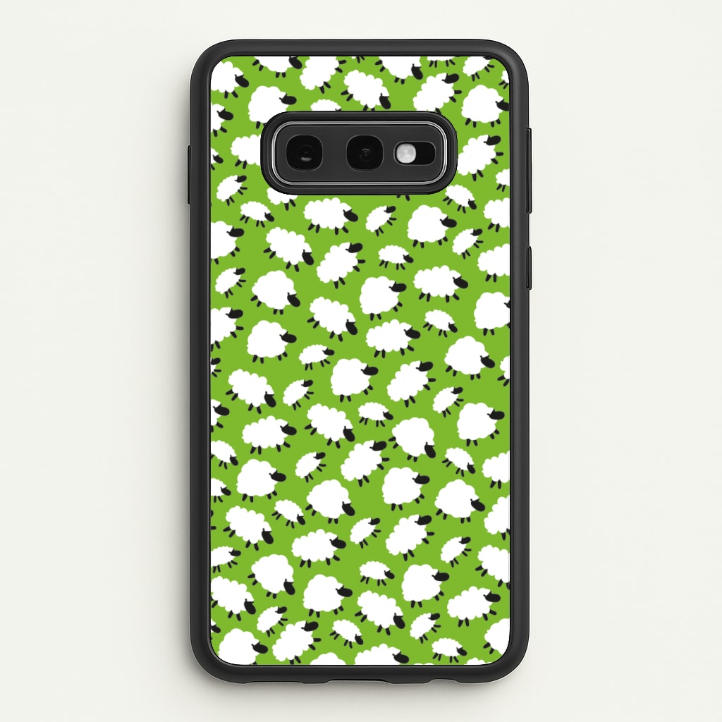 Sheep - Easter Patterns - Easter Phone Case for Galaxy S10e