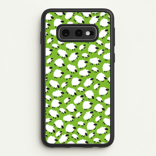 Sheep - Easter Patterns - Easter Phone Case for Galaxy S10e
