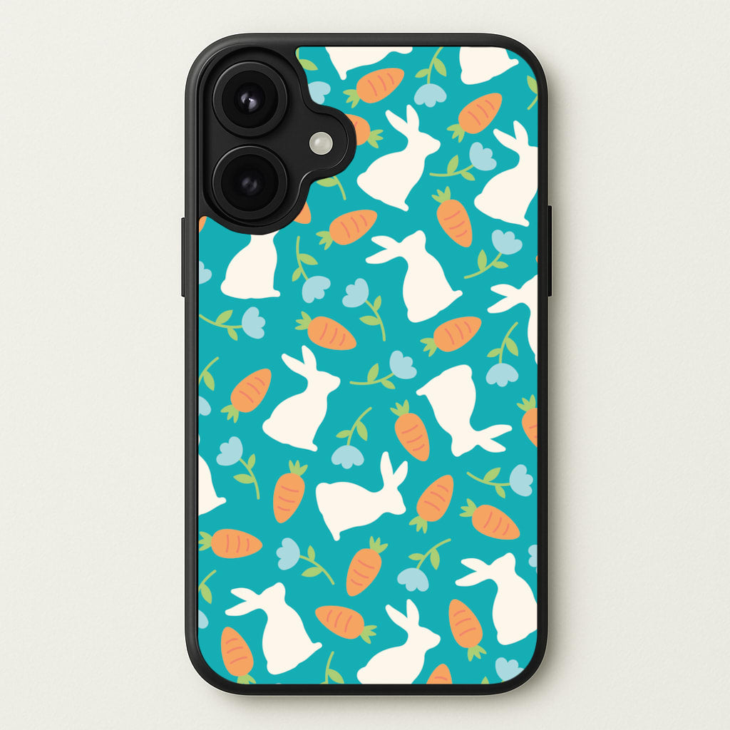 Bunnies And Carrots - Easter Patterns Phone Case for iPhone 17