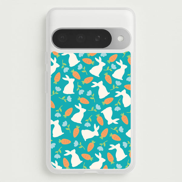 Bunnies And Carrots - Easter Patterns Phone Case for Google Pixel 10 Pro XL